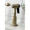 Kingston Brass KS7793ALBS Bridge Kitchen Faucet with Brass Sprayer, Antique Brass KS7793ALBS - alternate 2